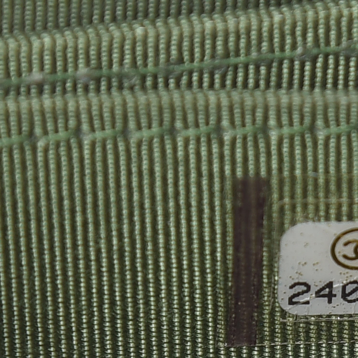 Chanel Metallic Lambskin Quilted Zip Around Coin Purse Wallet Green 7 of 8