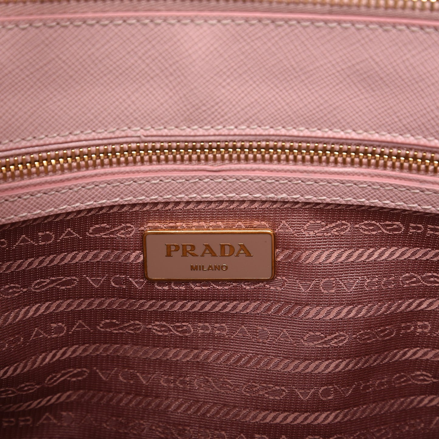 Saffiano Small Galleria Double Zip Tote Orchidea
