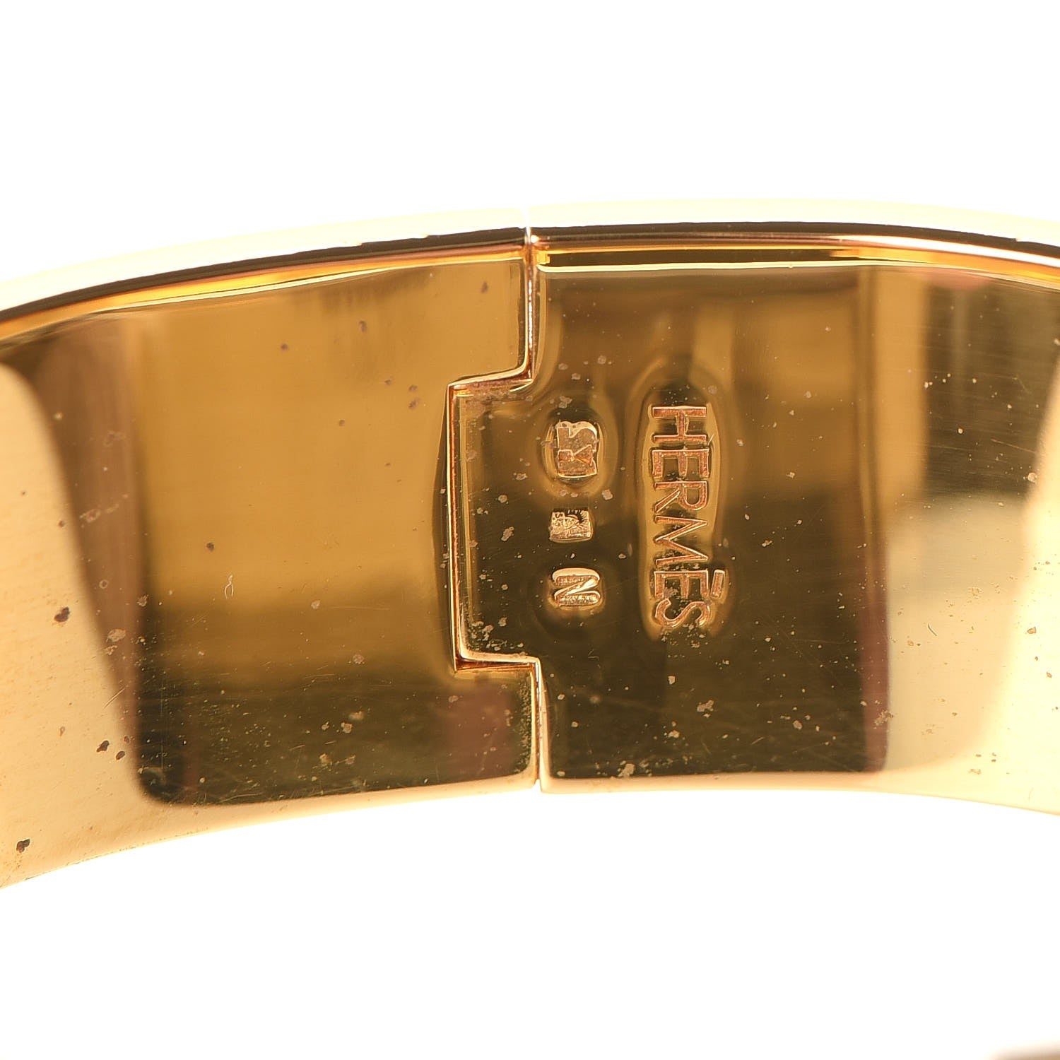 Hermes Enamel Wide Clic Clac H Bracelet PM Indigo 4 of 7