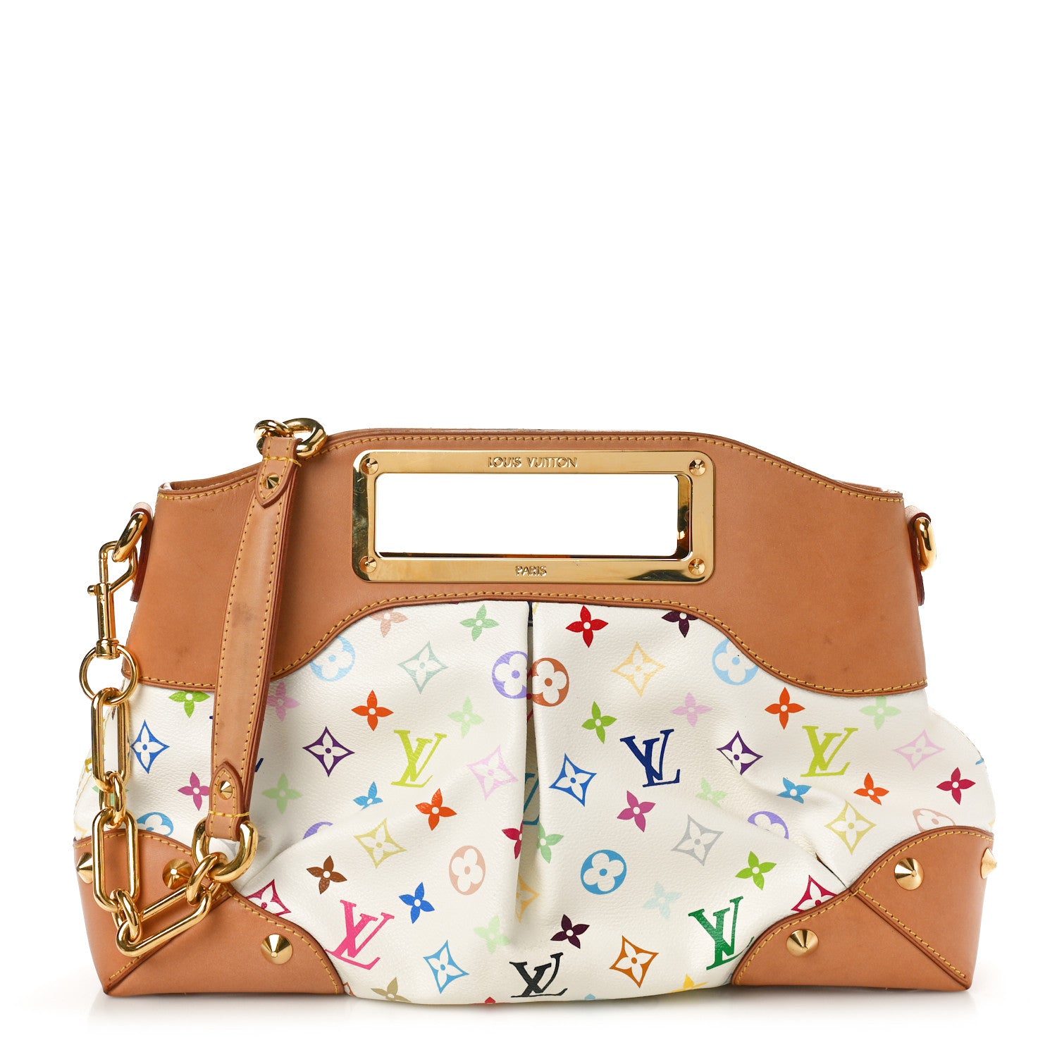 Louis Vuitton LOUIS VUITTON Monogram Multicolor Judy MM White 1 of 11