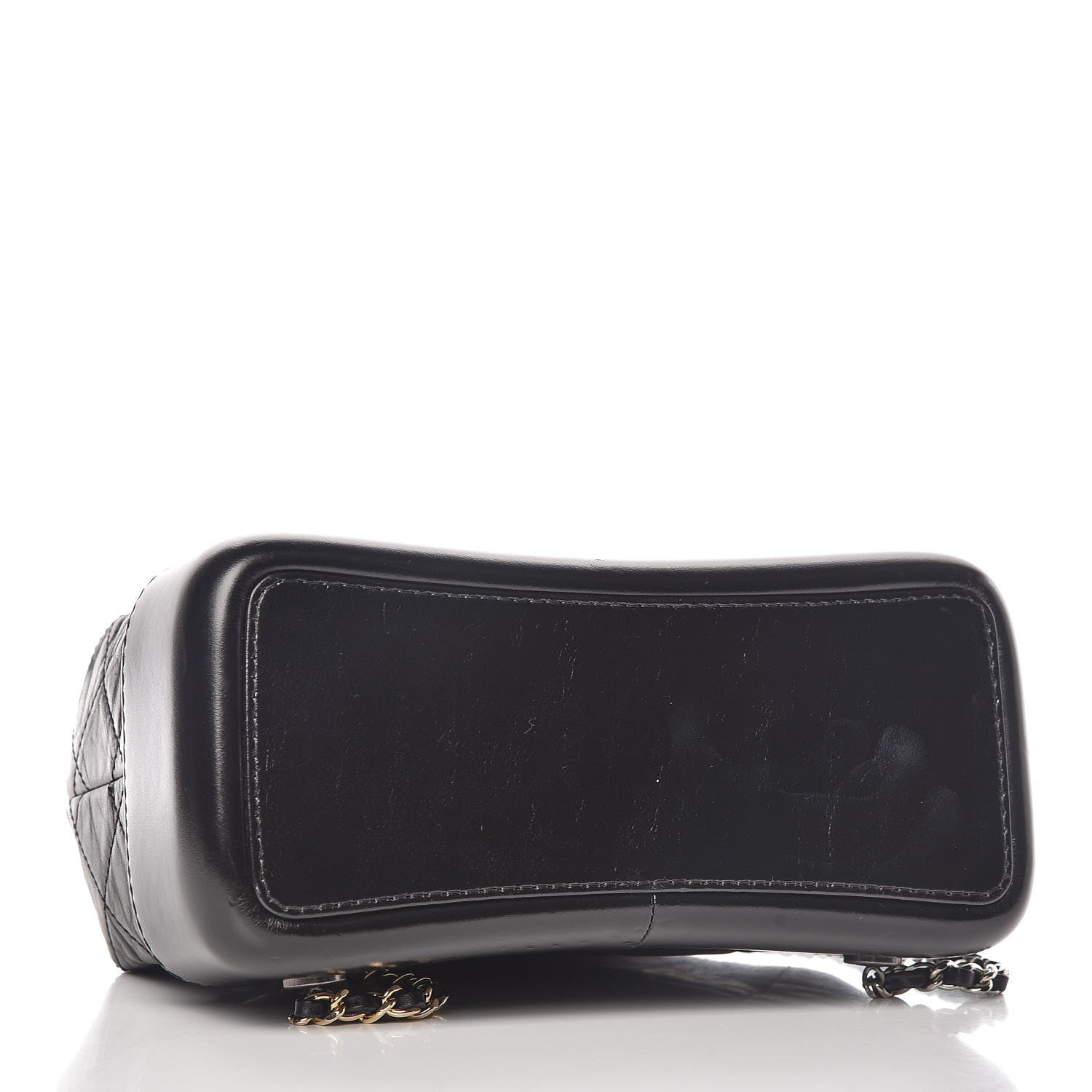Chanel Aged Calfskin Quilted Small Gabrielle Backpack Black 4 of 14