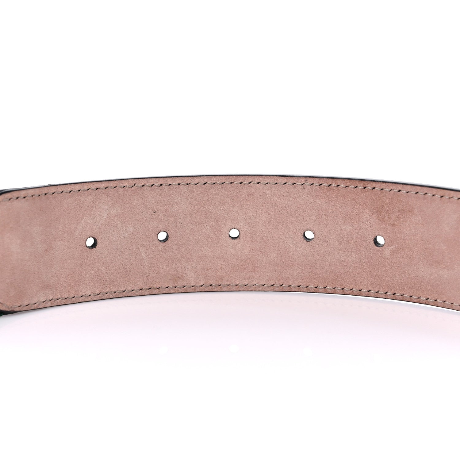Gucci Canvas Web Interlocking G Belt 80 32 Black 4 of 5