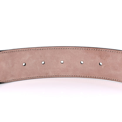 Gucci Canvas Web Interlocking G Belt 80 32 Black 4 of 5