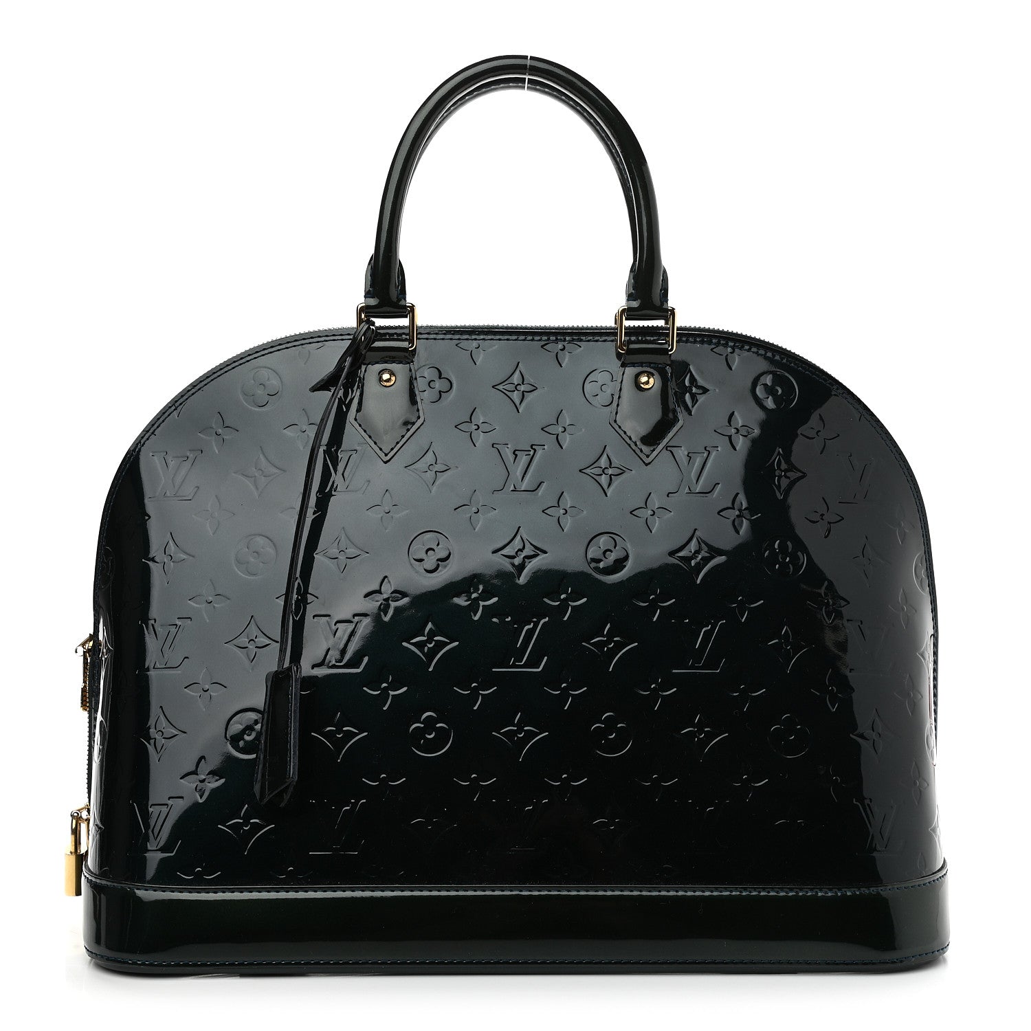 Louis Vuitton Vernis Alma GM Blue Nuit 1 of 11