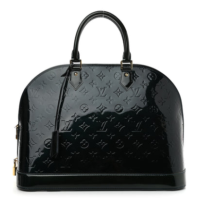 Louis Vuitton Vernis Alma GM Blue Nuit 1 of 11