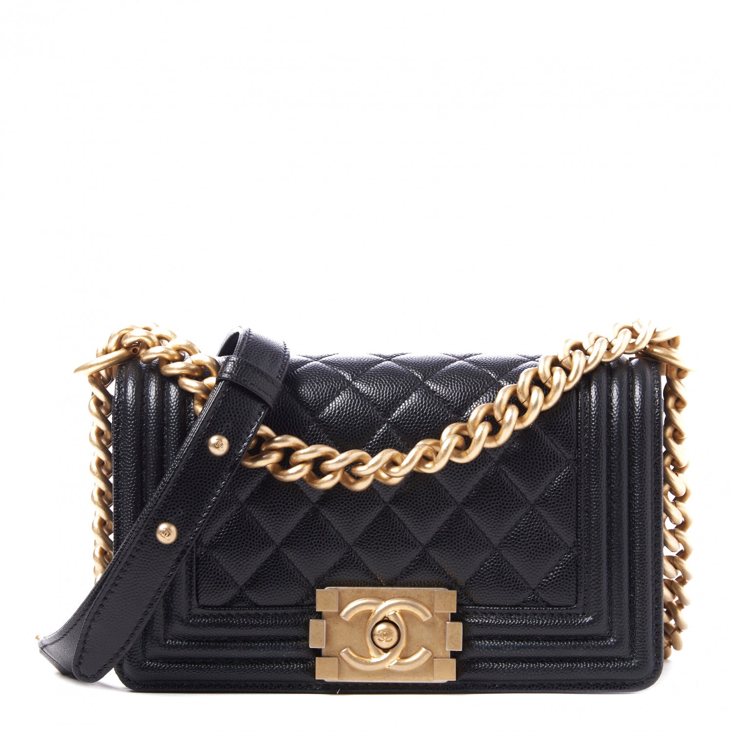 Chanel Caviar Quilted Small Boy Flap Black 1 of 10
