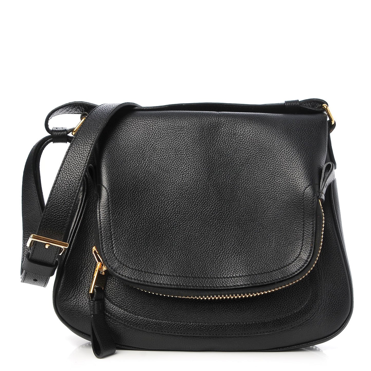 Pebbled Calfskin Medium Jennifer Black