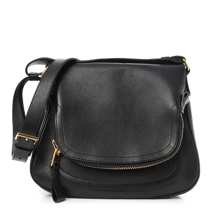 Tom Ford Pebbled Calfskin Medium Jennifer Black 1 of 7