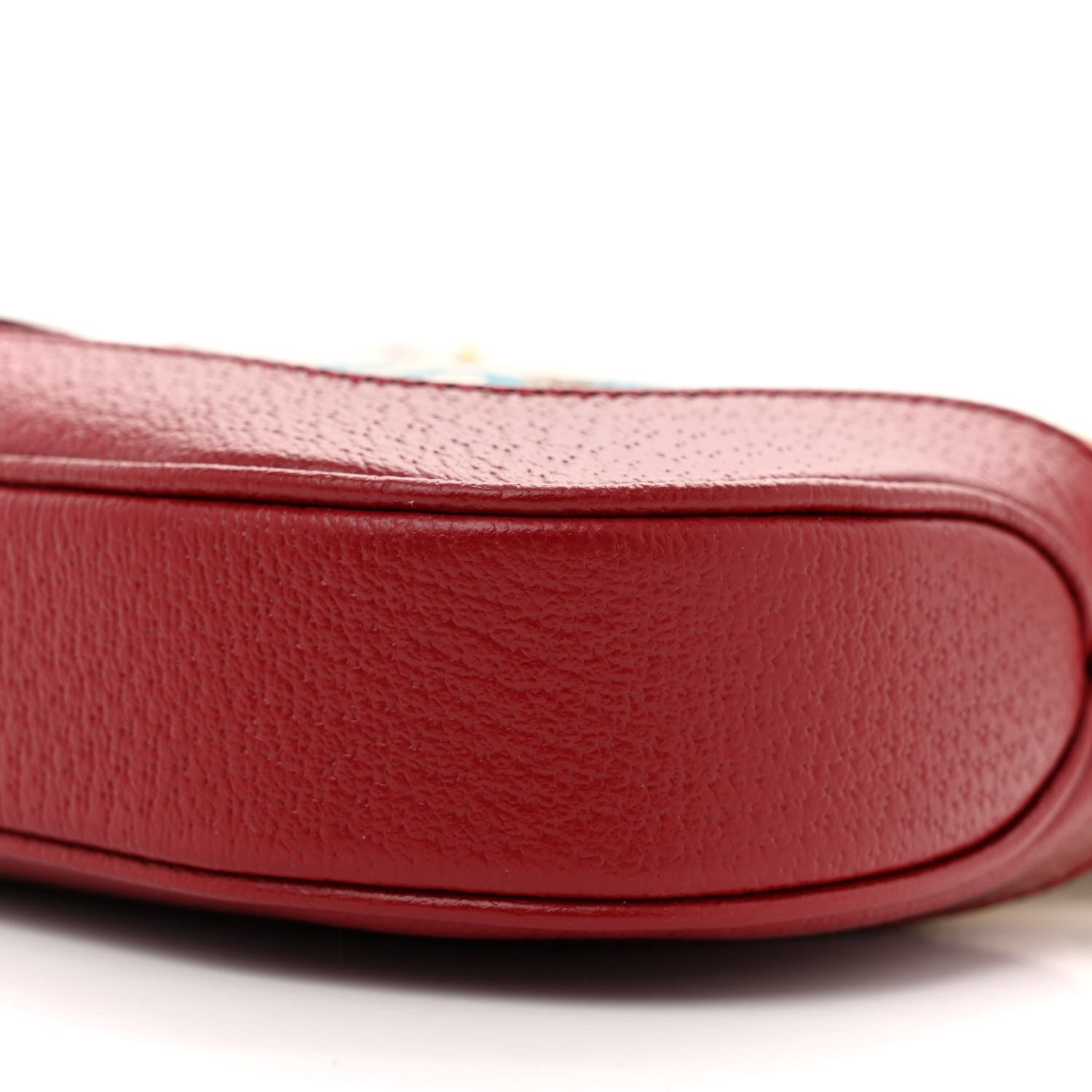 Gucci Canvas Calfskin 100 Centennial Music Small Jackie 1961 Hobo Ivory Red 9 of 11