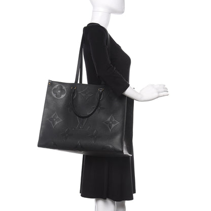 Louis Vuitton Empreinte Monogram Giant Onthego GM Black 3 of 11