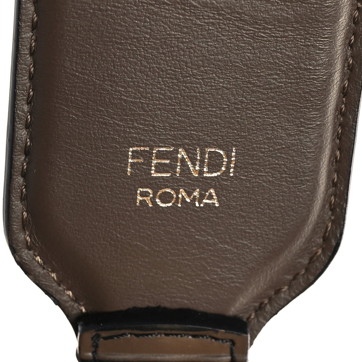Vitello Century Bi-Color FF 1974 Embossed Strap You Maya Black