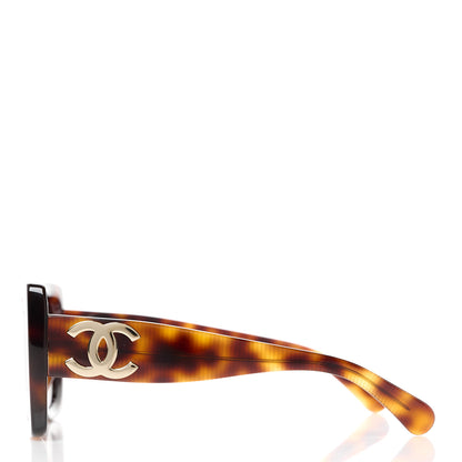 Chanel Square Polarized CC Sunglasses 5494 Tortoise Brown 3 of 8