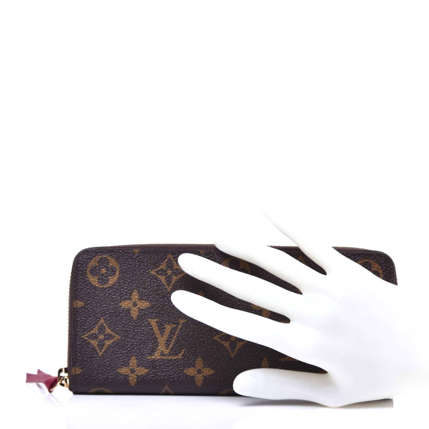Monogram Clemence Wallet Fuchsia