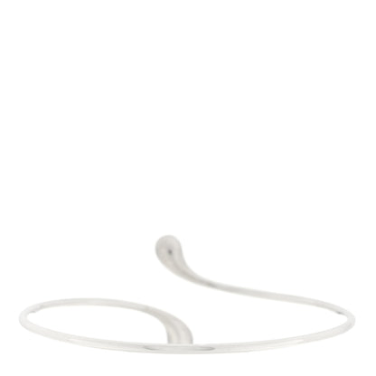 Tiffany Sterling Silver Elsa Peretti Teardrop Bangle Bracelet 2 of 3