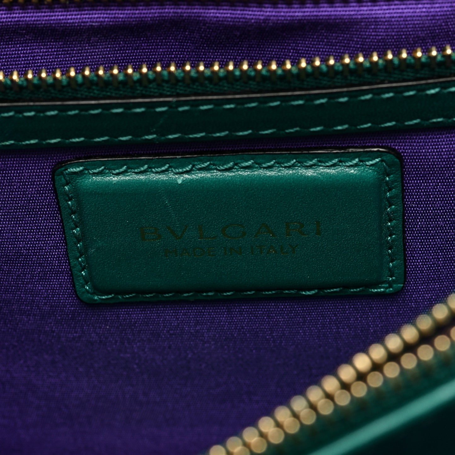 Calfskin Serpenti Forever Shoulder Bag Emerald Green