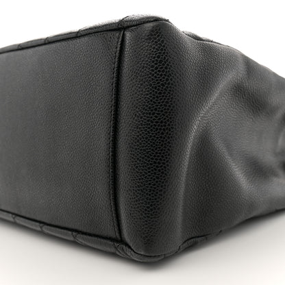Chanel Caviar Quilted Grand Shopping Tote GST Black 10 of 12