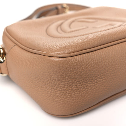 Gucci Pebbled Calfskin Small Soho Disco Bag Camelia 9 of 12