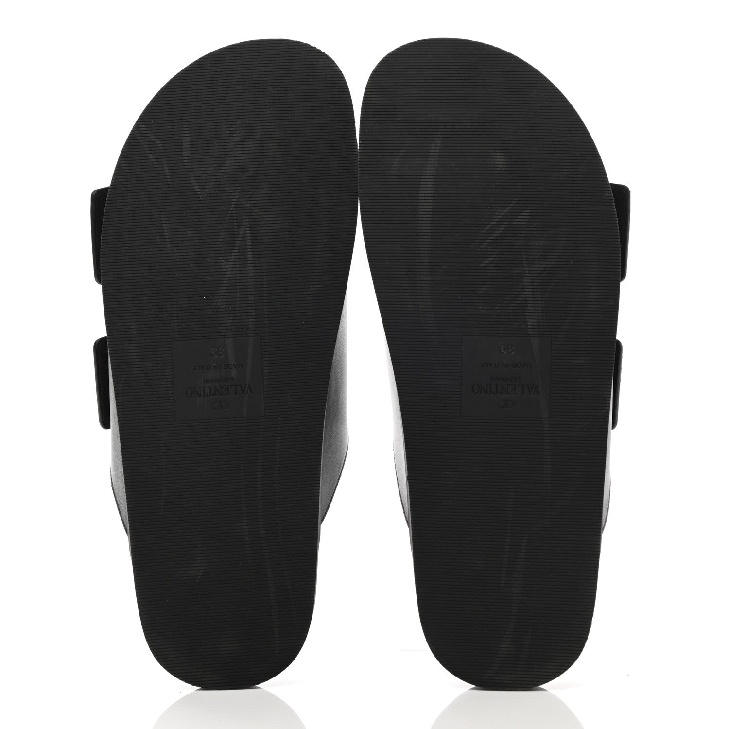 Valentino Garavani Nappa One Stud Slide Sandals 39 Black 5 of 9