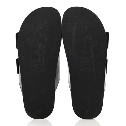 Valentino Garavani Nappa One Stud Slide Sandals 39 Black 5 of 9