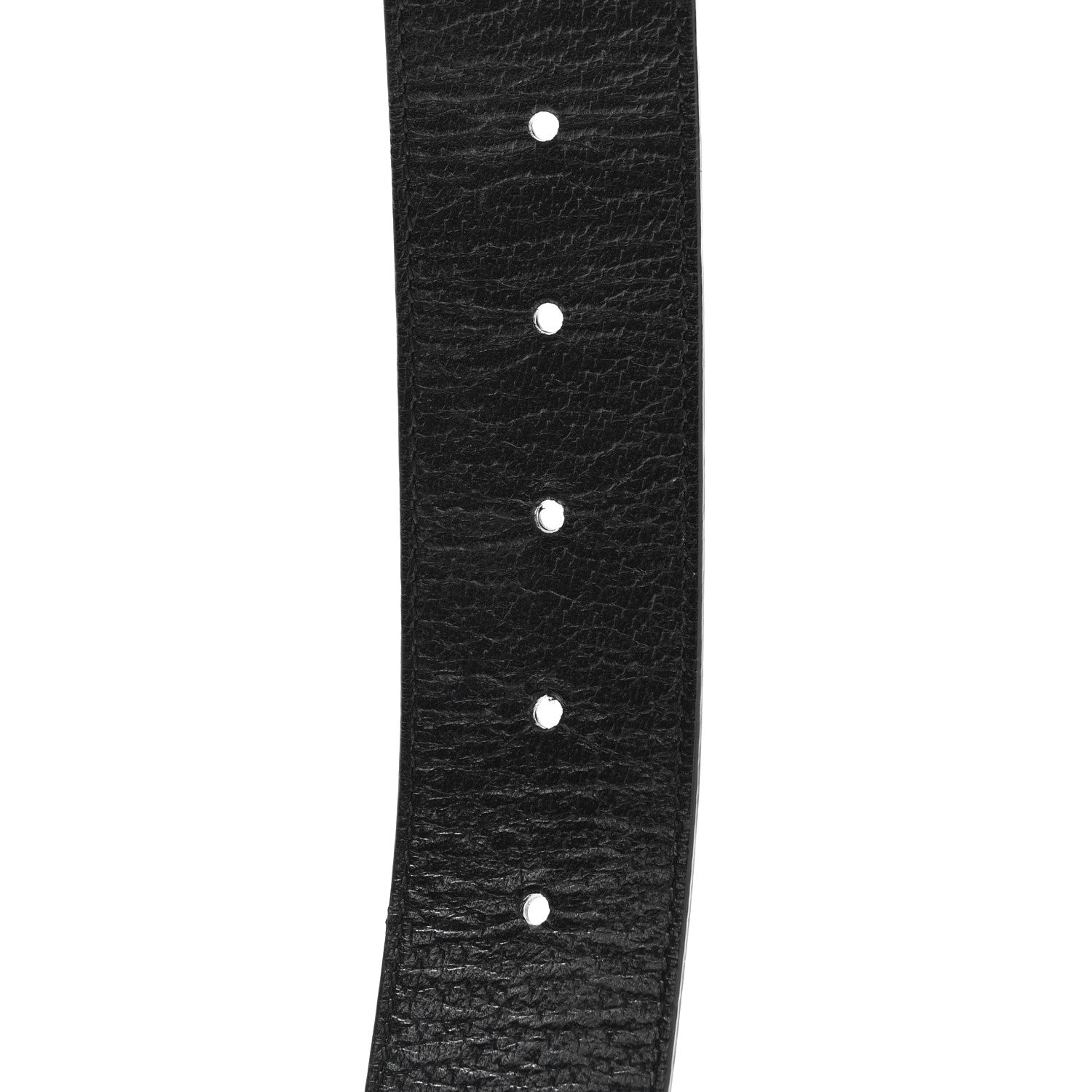 Gucci Textured Calfskin Double G 40mm Belt 80 32 Black 4 of 6