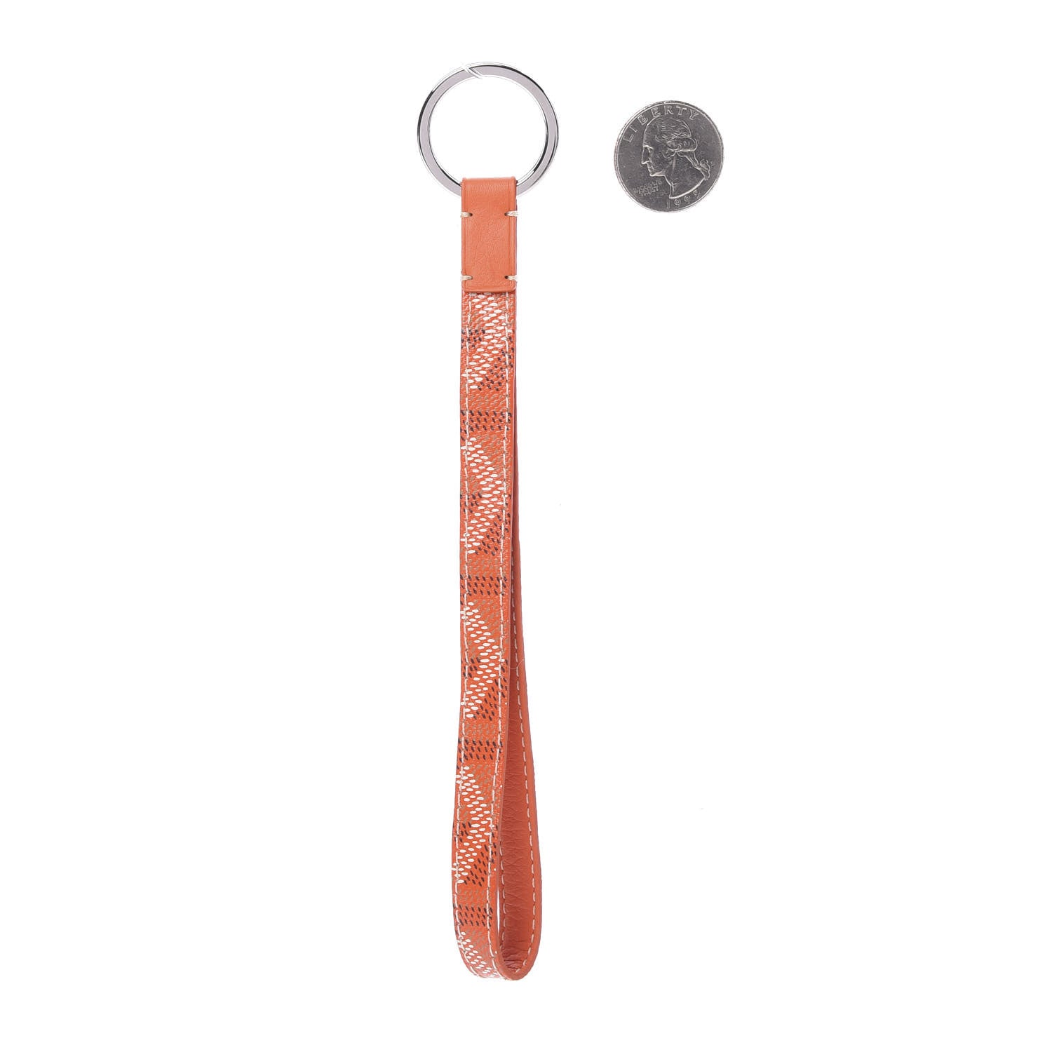 Goyard Goyardine Sesame Key Holder Orange 2 of 6