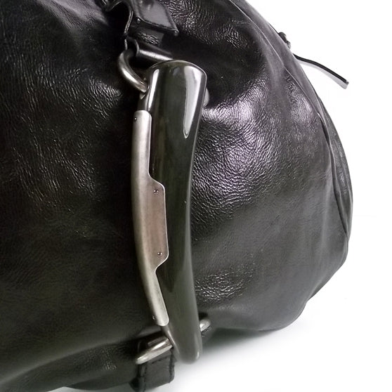 Leather Mombasa Hobo Black