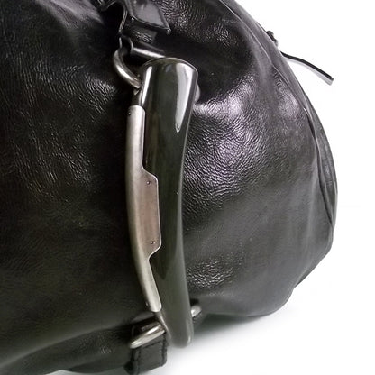 Saint Laurent Leather Mombasa Hobo Black 6 of 8