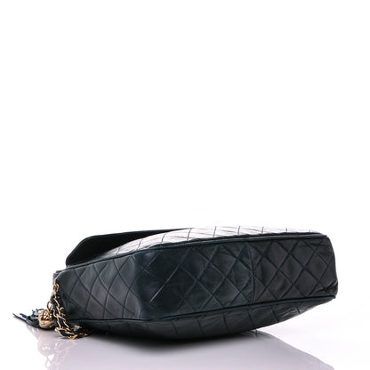 Chanel Lambskin Quilted Tassel Camera Case Navy 4 of 10