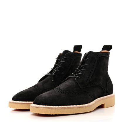 Christian Louboutin Suede Mens Flat Chelsea Boots 44 3 of 7