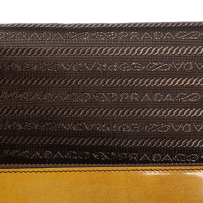 Prada Spazzolato Medium Double Zip Tote Sole Fume 9 of 12