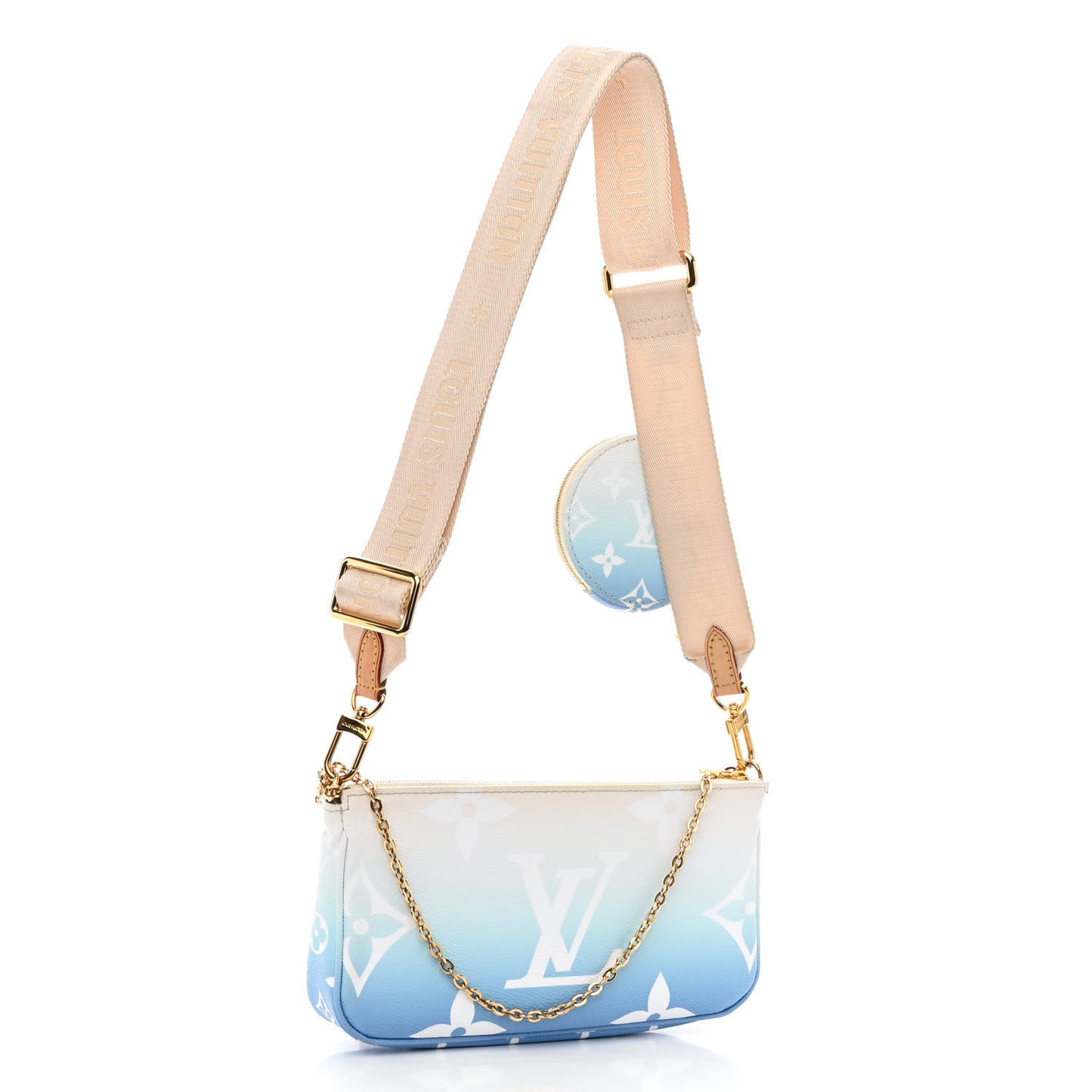 Monogram Giant By The Pool Multi Pochette Accessories Blue