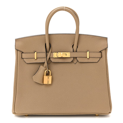 Hermes Togo Birkin 25 Beige Marfa 1 of 10
