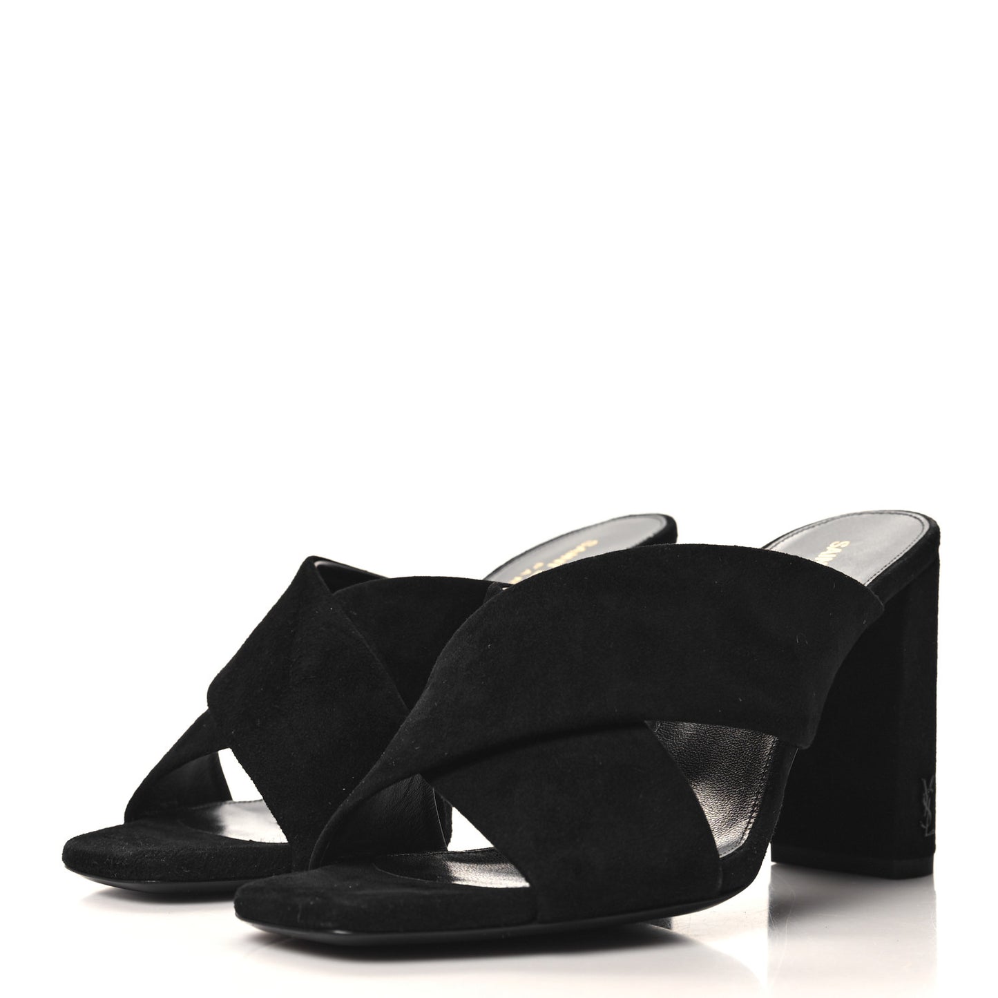 Suede LouLou Mules 37 Black