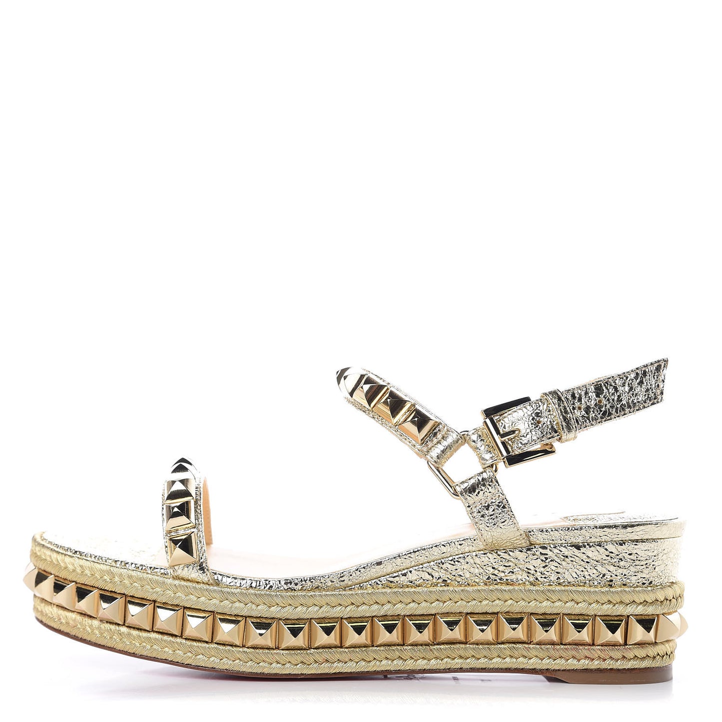 Specchio Vintage Cataclou 60 Platform Sandals 37 Platine Light Gold
