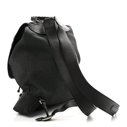Balenciaga Canvas Calfskin Silver Hardware S Traveler Backpack Black 3 of 10