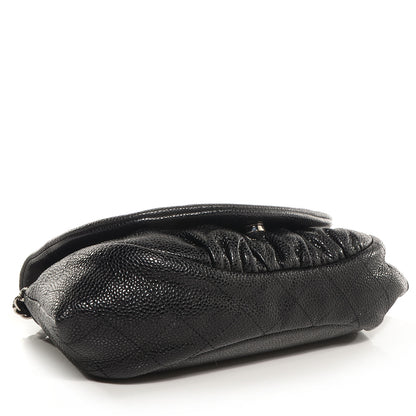 Chanel Caviar Half Moon Wallet On Chain WOC Black 4 of 9