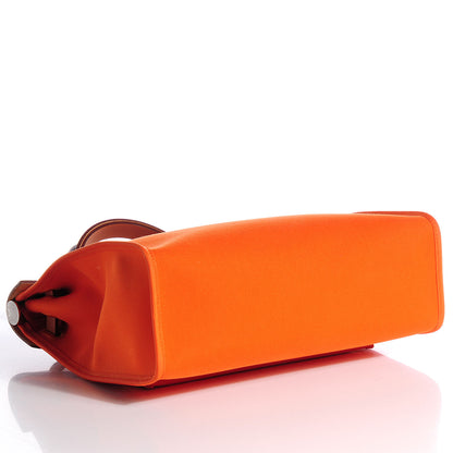 Hermes Toile Herbag Zip 31 PM Orange 13 of 19