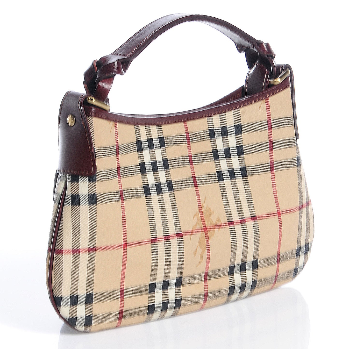 Nova Check Shoulder Bag Brown