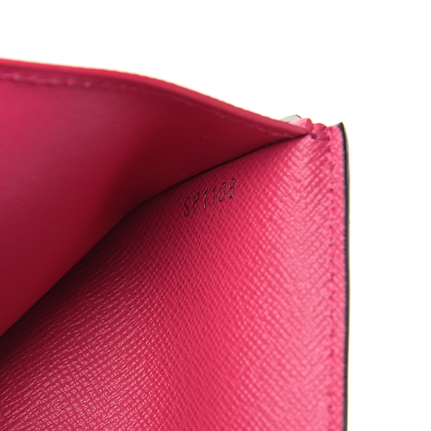 Louis Vuitton Epi Victorine Wallet Indigo Hot Pink 7 of 7