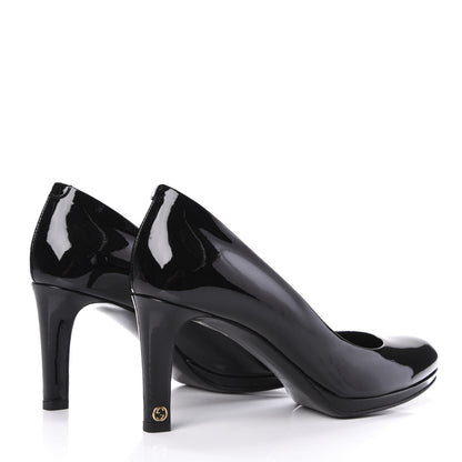 Gucci Patent Calfskin Pumps 36.5 Black 4 of 11