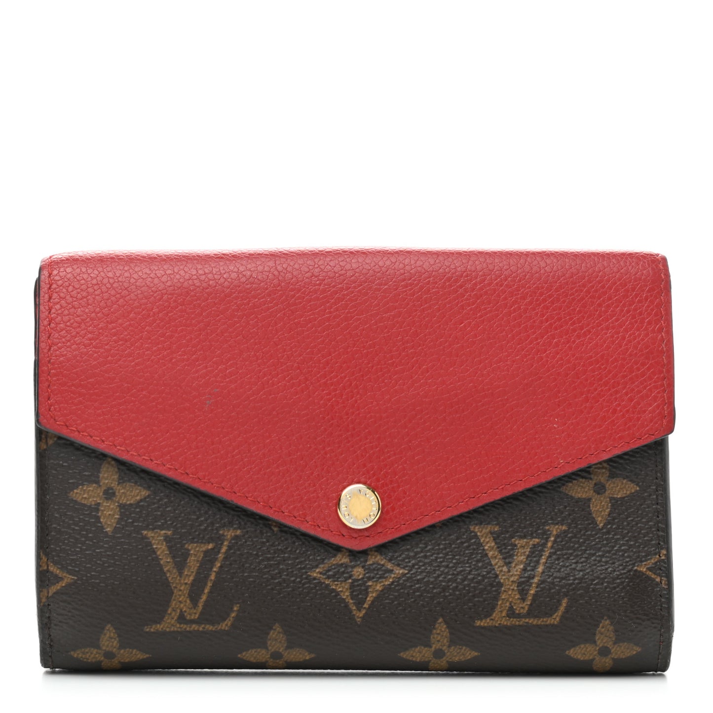 Monogram Pallas Compact Wallet Cherry