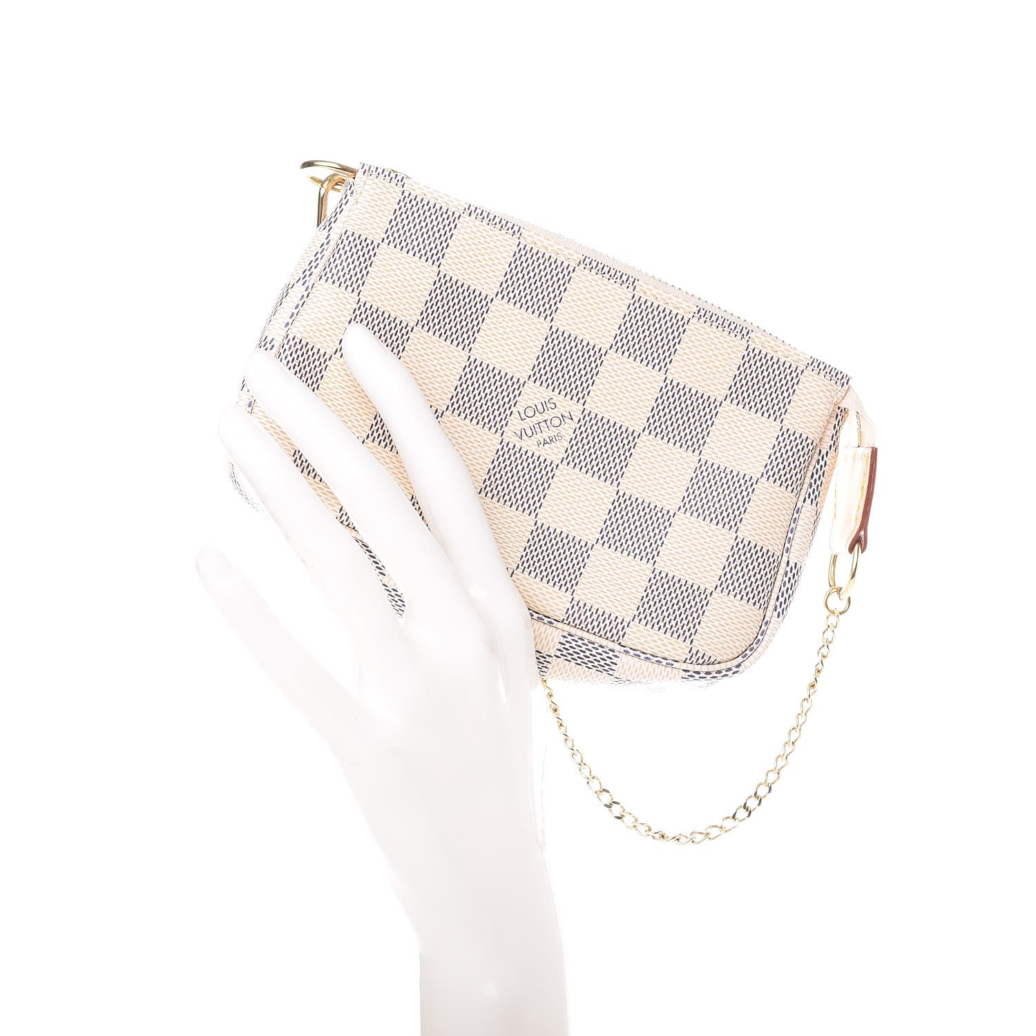Louis Vuitton Damier Azur Mini Pochette Accessories 2 of 8