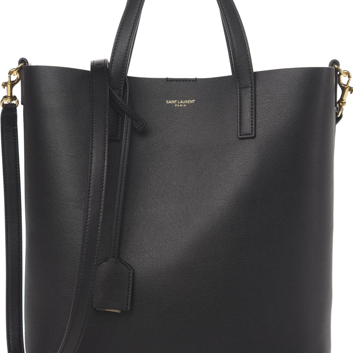 Calfskin Toy Shopping Tote Black