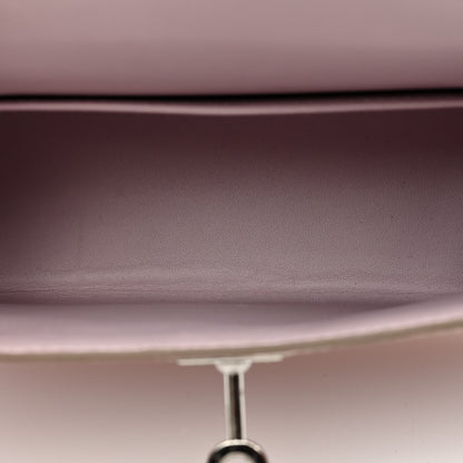 Hermes Chevre Mysore Mini Kelly Sellier 20 Mauve Pale 5 of 11