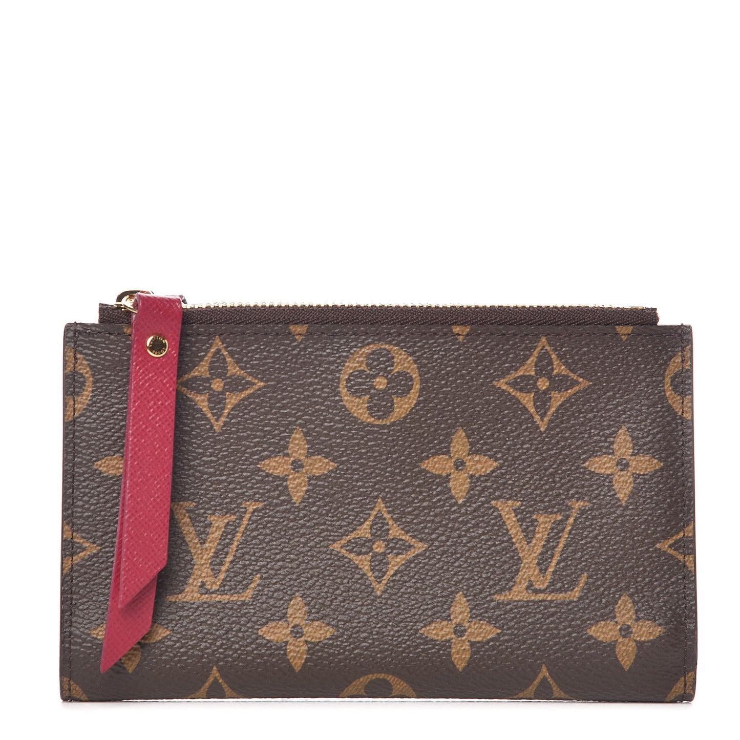 Monogram Adele Compact Wallet Fuchsia