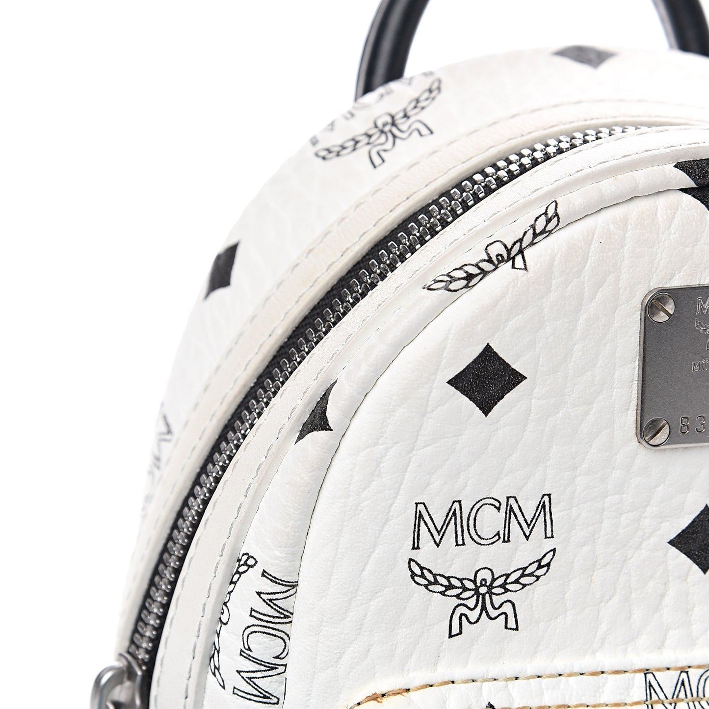 Visetos Side Stud X-Mini Stark Backpack White