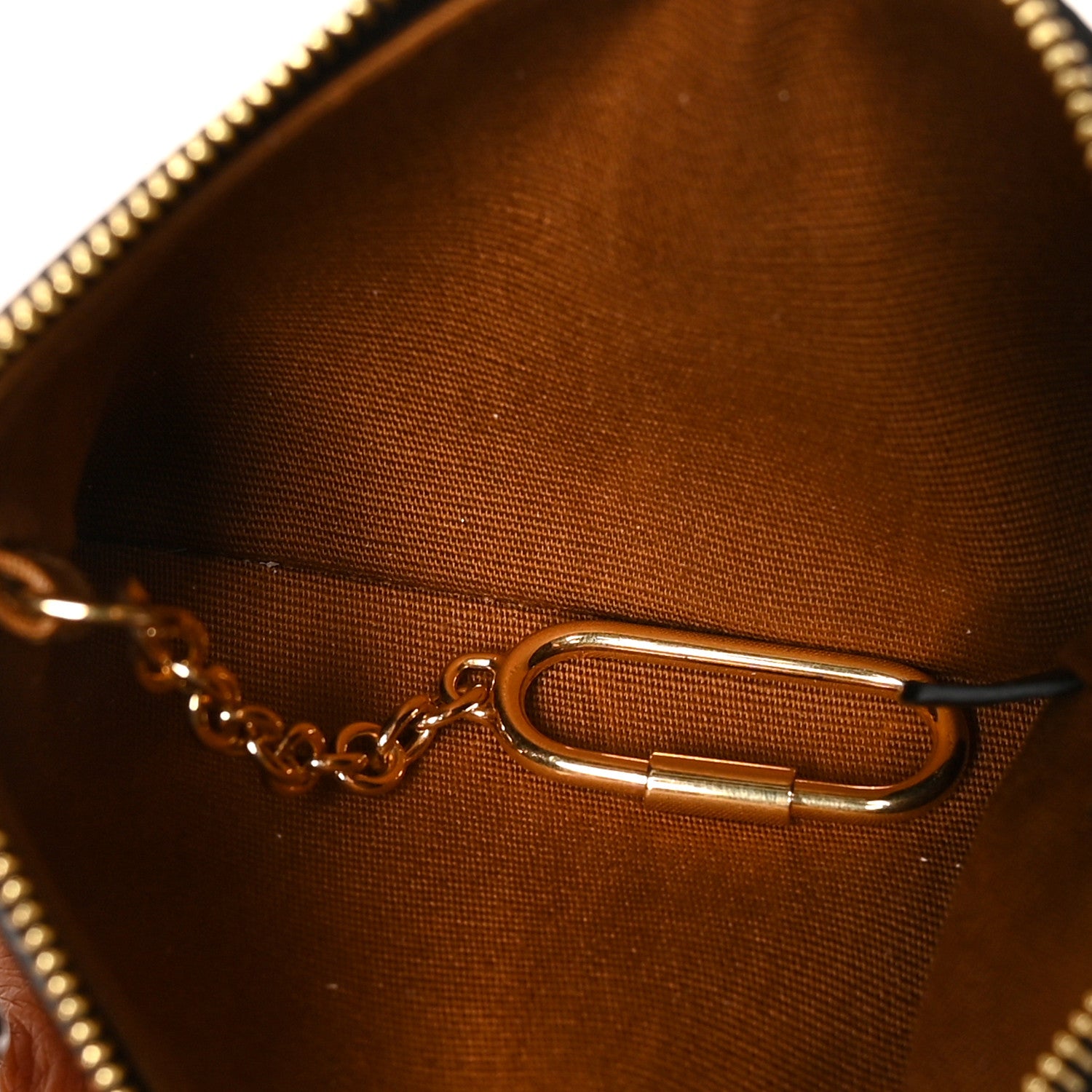 Celine Triomphe Canvas Coin and Card Pouch With Hook Black 5 of 8