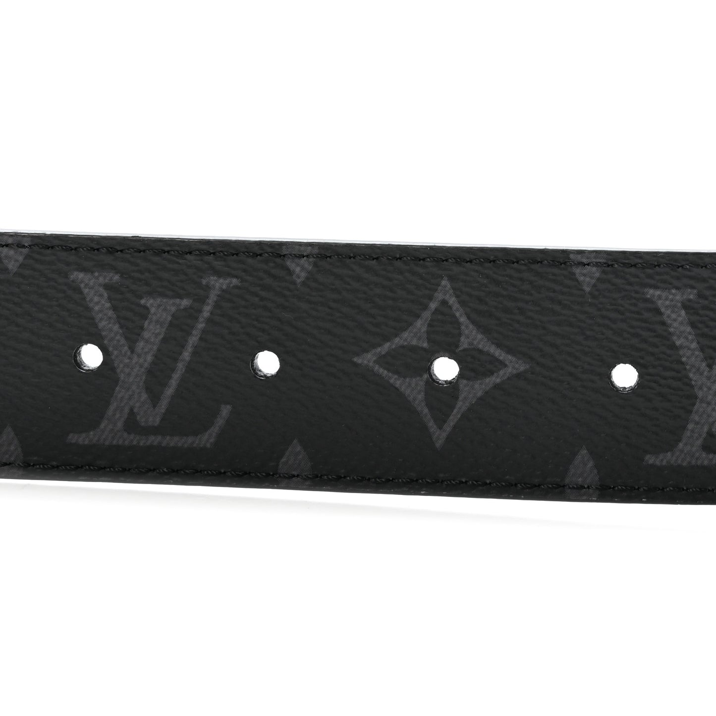 Calfskin Monogram Eclipse 40mm LV Initiales Reversible Belt 85 34