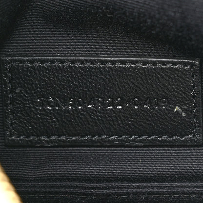 Saint Laurent Grain De Poudre Matelasse Chevron Monogram Bill Pouch Blanc Vintage 7 of 12