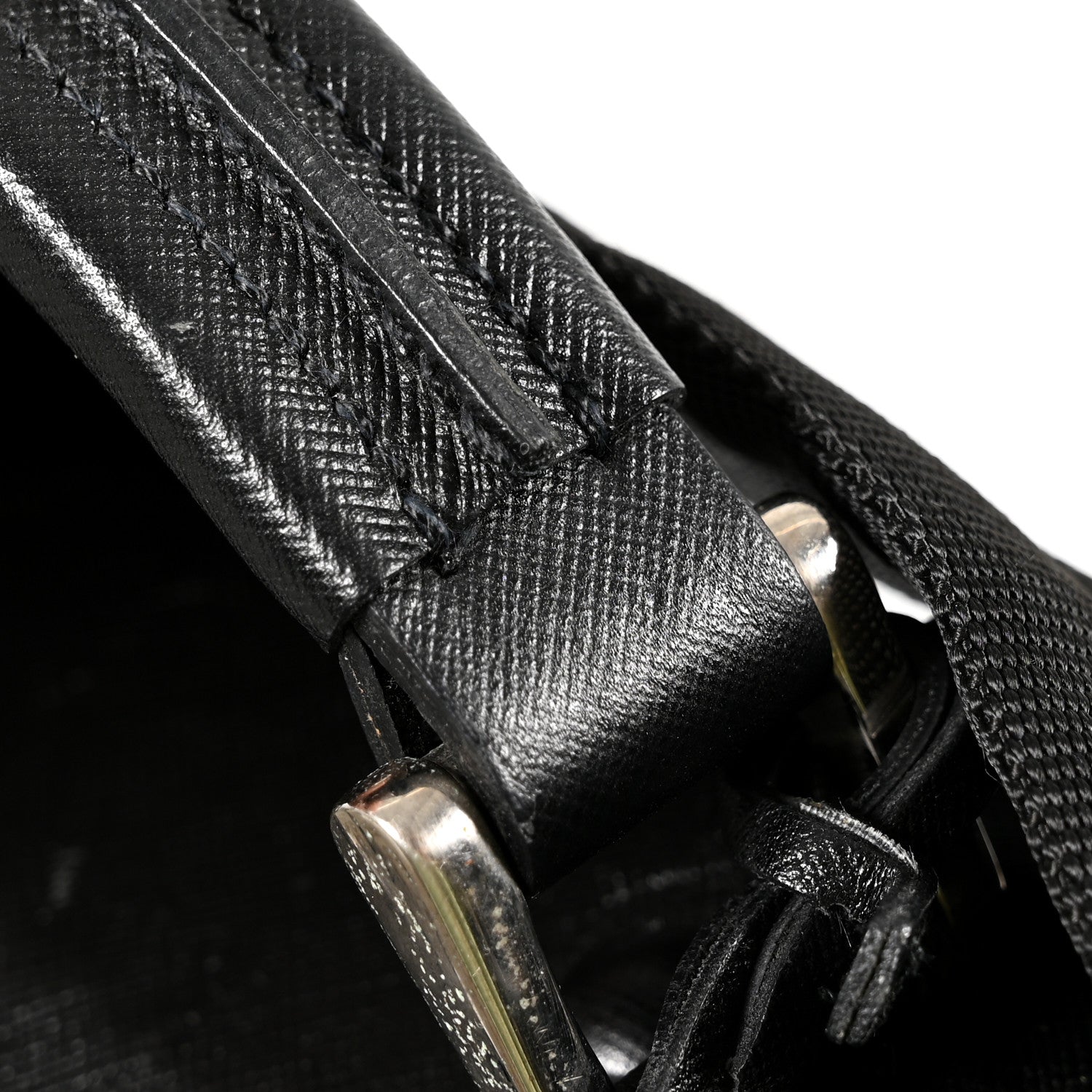 Prada Tessuto Nylon Garment Bag Black 10 of 13